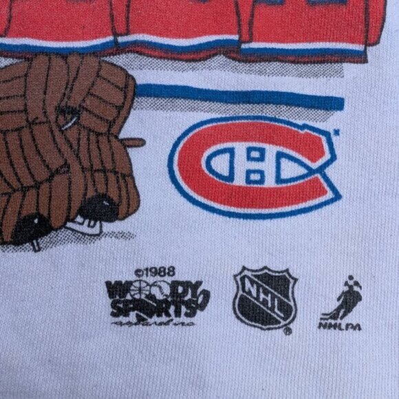 Fruit of the Loom Men's Crewneck Montreal Canadians Pullover Sweatshirt Size XL - Picture 4 of 9